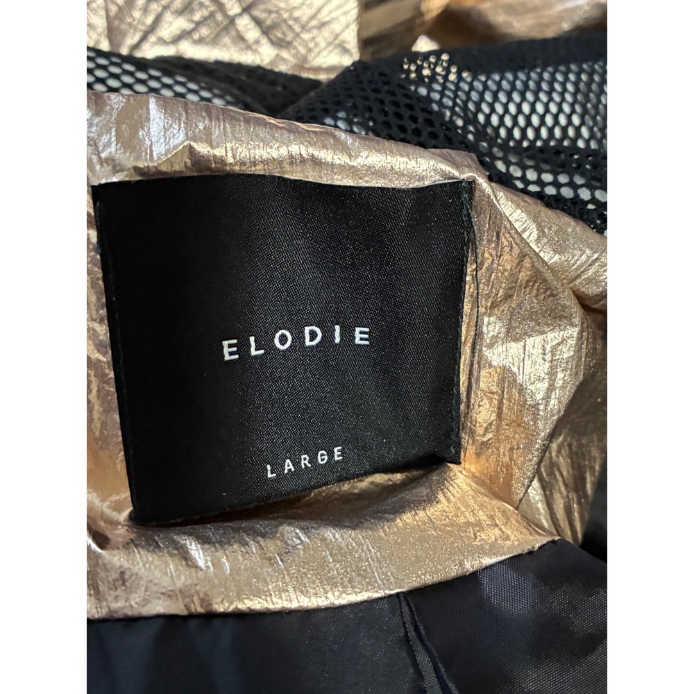 Elodie Metallic Gold Jacket Women's Size‎ Large - Picture 3 of 9